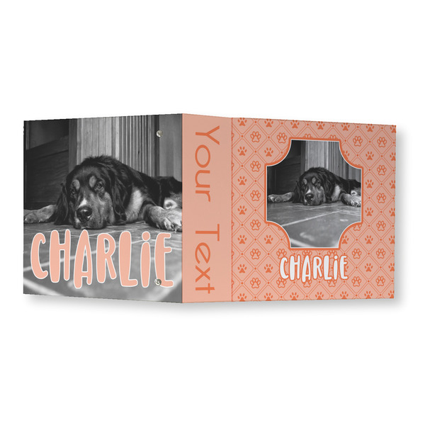Pet Photo 3 Ring Binders - Full Wrap - 3" - OPEN OUTSIDE