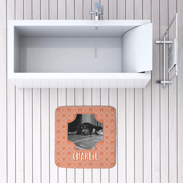 Pet Photo 48x48 Foam Memory Mat - LIFESTYLE