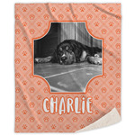 Pet Photo Sherpa Throw Blanket (Personalized)