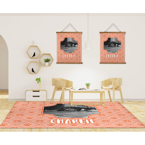 Pet Photo 8'x10' Indoor Area Rugs - IN CONTEXT