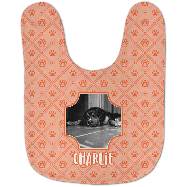 Pet Photo Baby Bib - AFT flat