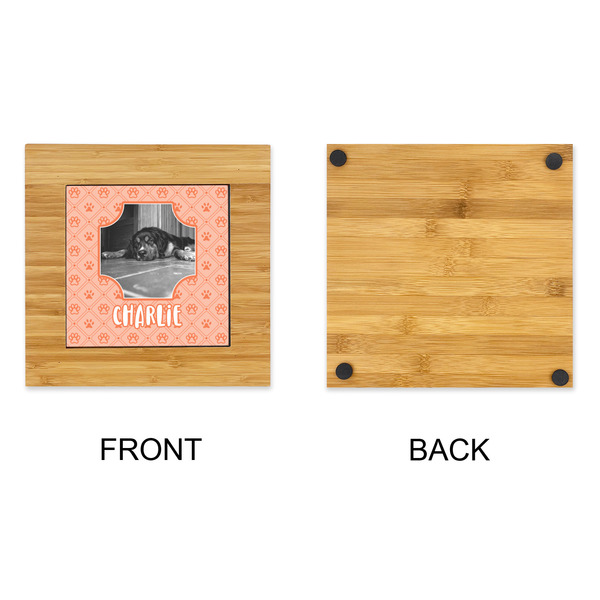 Pet Photo Bamboo Trivet with 6" Tile - APPROVAL
