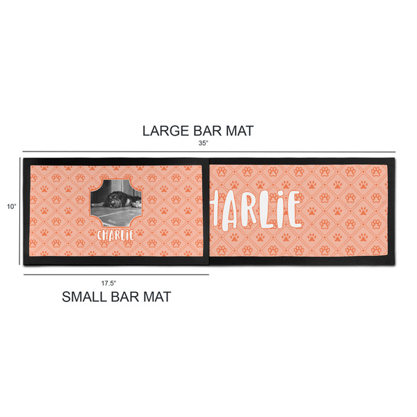 Pet Photo Bar Mats - Sizing Chart