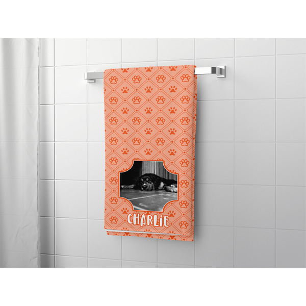 Pet Photo Bath Towel - LIFESTYLE