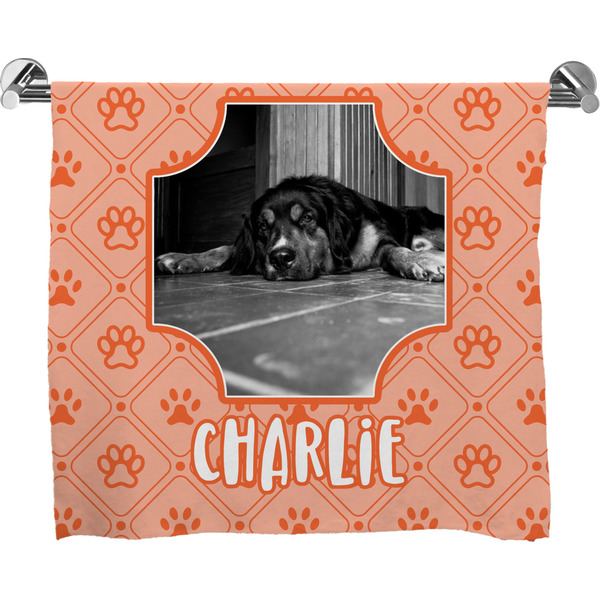 Custom Pet Photo Bath Towel (Personalized)