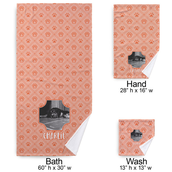 Pet Photo Bath Towel Sets - 3-piece - Approval