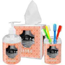 Pet Photo Acrylic Bathroom Accessories Set