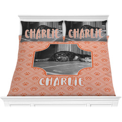 Pet Photo Comforter Set - King (Personalized)