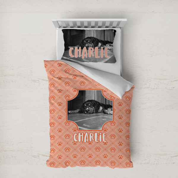 Custom Pet Photo Duvet Cover Set - Twin XL (Personalized)