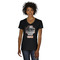Pet Photo Women's V-Neck T-Shirt - Black - 2XL