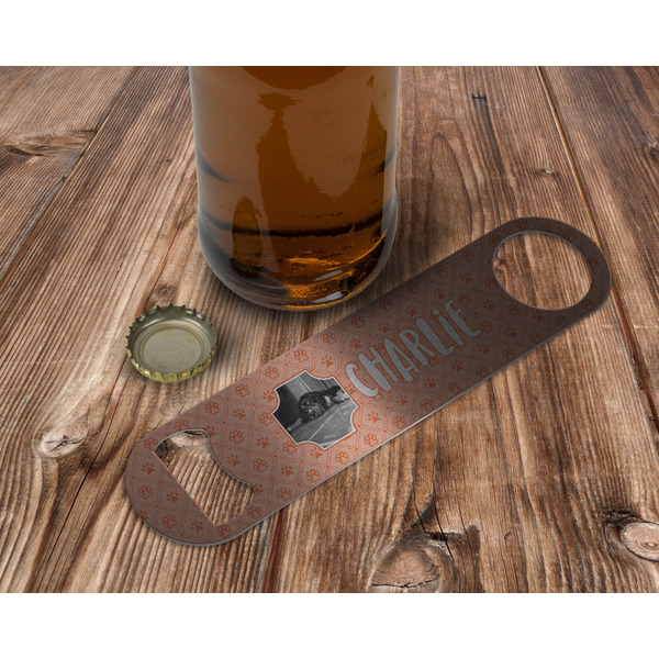 Pet Photo Bottle Opener - In Use