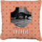 Pet Photo Faux-Linen Throw Pillow 20" (Personalized)