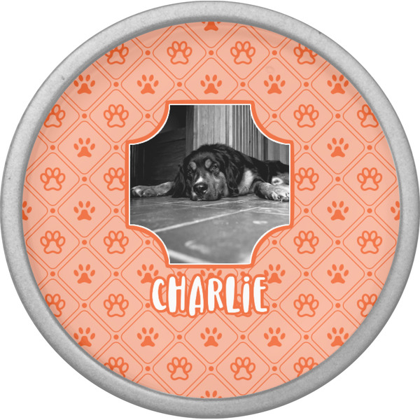 Pet Photo Cabinet Knob - Nickel - Front