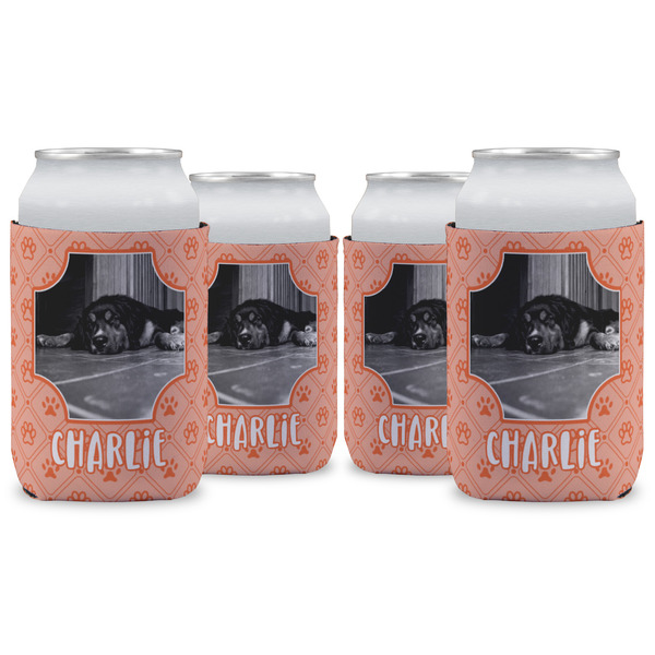 Custom Pet Photo Can Cooler (12 oz) - Set of 4