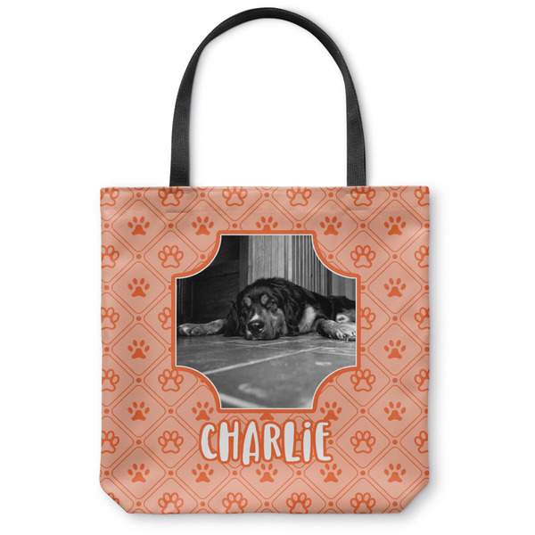 Custom Pet Photo Canvas Tote Bag (Personalized)