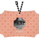 Pet Photo Rear View Mirror Ornament (Personalized)