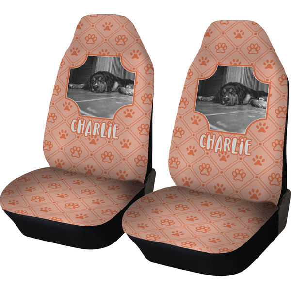 Custom Pet Photo Car Seat Covers (Set of Two) (Personalized)