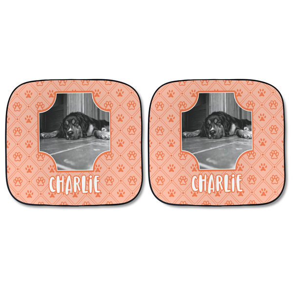 Pet Photo Car Sun Shades - FRONT