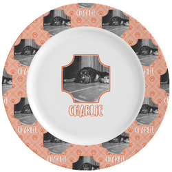 Pet Photo Ceramic Dinner Plates (Set of 4) (Personalized)
