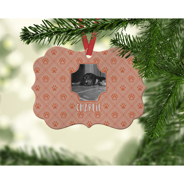 Pet Photo Christmas Ornament (On Tree)