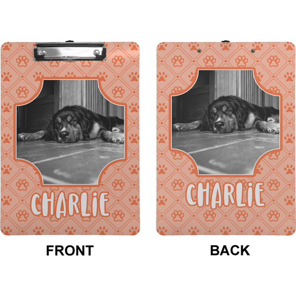 Pet Photo Clipboard (Letter) (Front + Back)