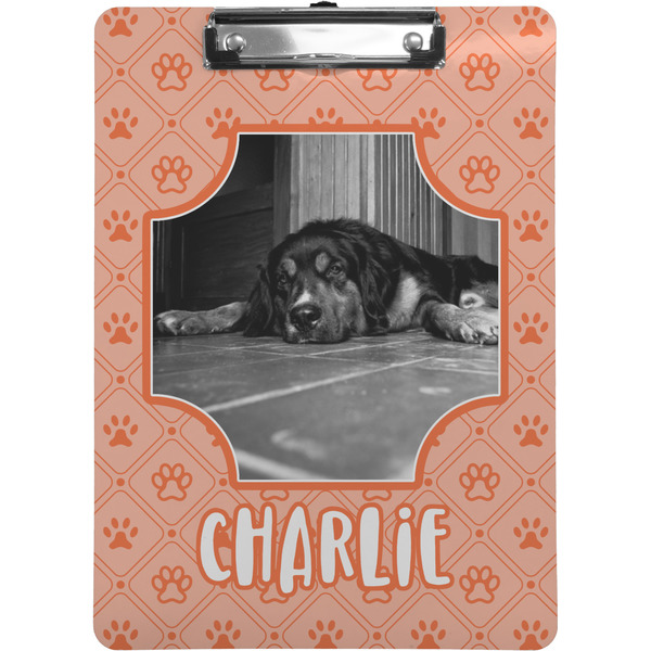 Custom Pet Photo Clipboard (Letter Size) (Personalized)