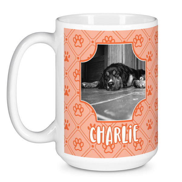 Pet Photo Coffee Mug - 15 oz - White