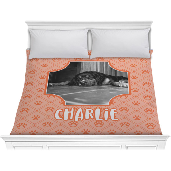 Custom Pet Photo Comforter - King (Personalized)