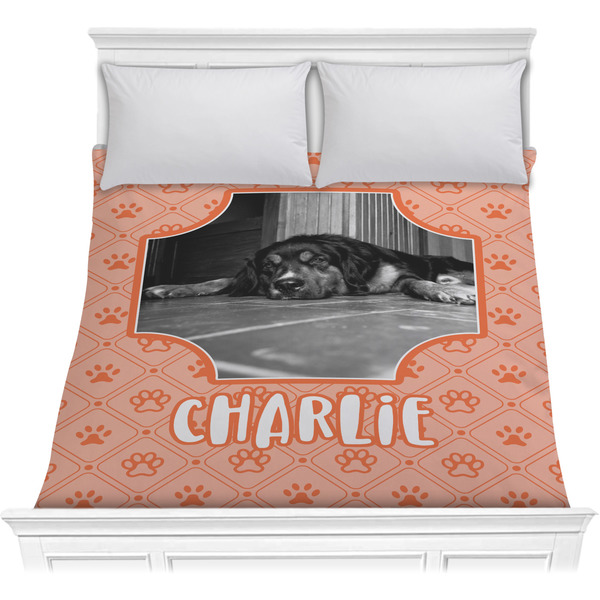 Custom Pet Photo Comforter - Full / Queen (Personalized)