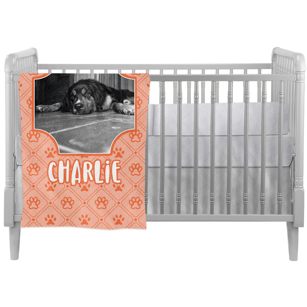 Custom Pet Photo Crib Comforter / Quilt (Personalized)