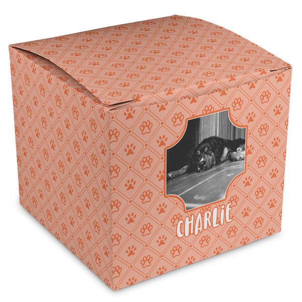 Custom Pet Photo Cube Favor Gift Boxes