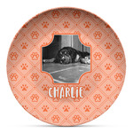 Pet Photo Microwave Safe Plastic Plate - Composite Polymer (Personalized)