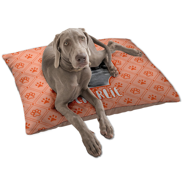 Custom Pet Photo Dog Bed - Large