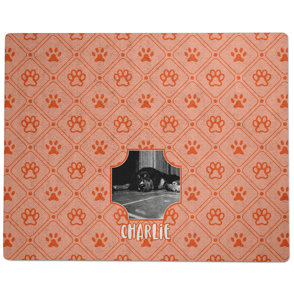 Pet Photo Dog Food Mat - Large without Bowls