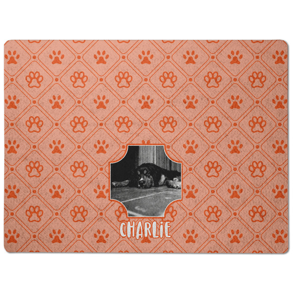 Pet Photo Dog Food Mat - Medium without bowls