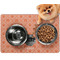 Pet Photo Dog Food Mat - Small LIFESTYLE