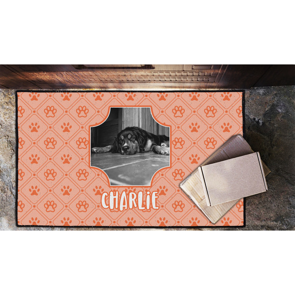 Pet Photo Door Mat - LIFESTYLE (Lrg)