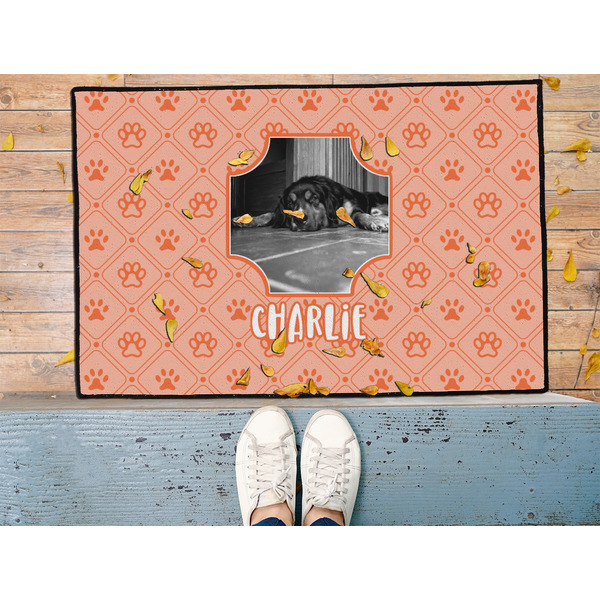 Pet Photo Door Mat - LIFESTYLE (Med)