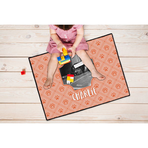 Pet Photo Door Mats - LIFESTYLE kid