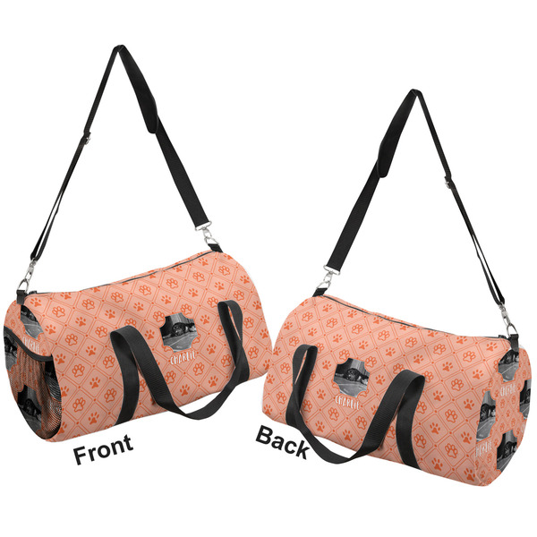 Pet Photo Duffle bag large front and back sides