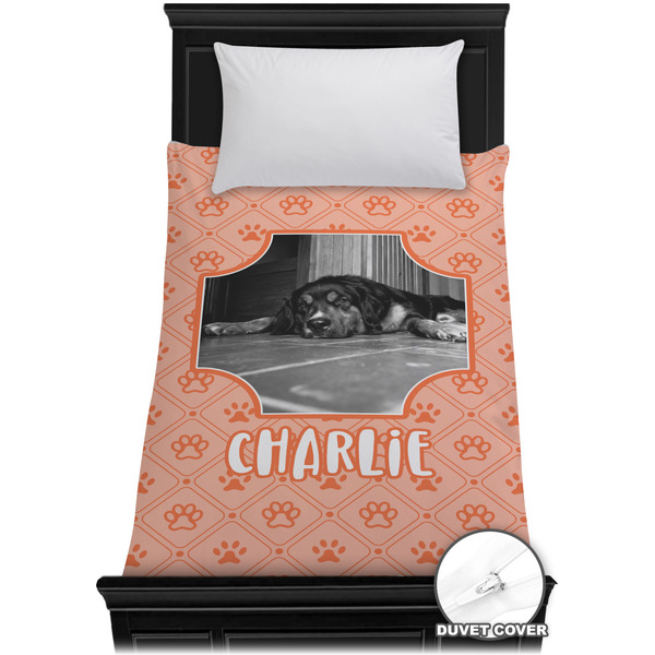 Custom Pet Photo Duvet Cover - Twin XL (Personalized)