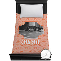 Pet Photo Duvet Cover - Twin (Personalized)