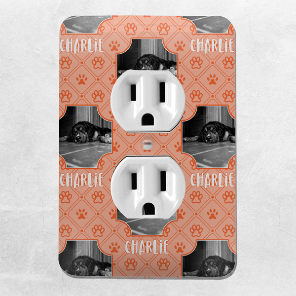 Pet Photo Electric Outlet Plate - LIFESTYLE