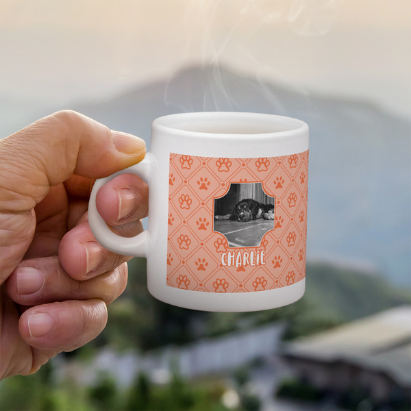 Custom Pet Photo Single Shot Espresso Cup - Single