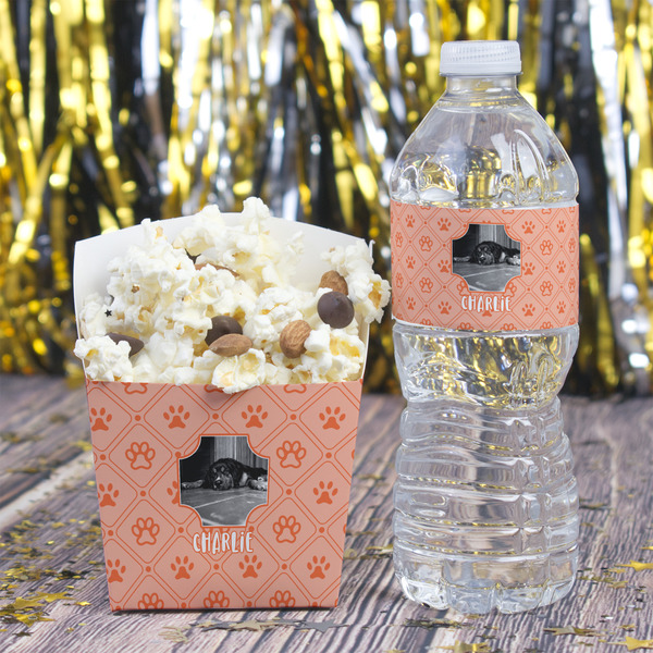 Pet Photo French Fry Favor Box - w/ Water Bottle