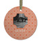 Pet Photo Flat Glass Ornament - Round