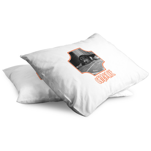 Pet Photo Full Pillow Case - TWO (partial print)