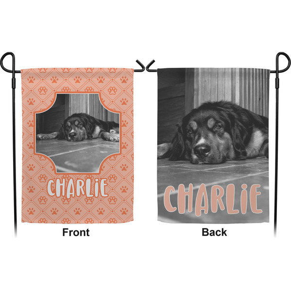 Pet Photo Garden Flag - Double Sided Front and Back