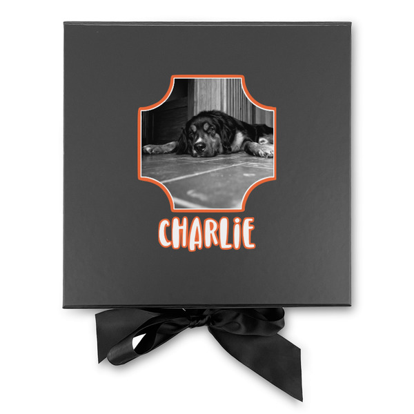 Pet Photo Gift Boxes with Magnetic Lid - Black - Approval