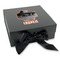 Pet Photo Gift Boxes with Magnetic Lid - Black - Front (angle)
